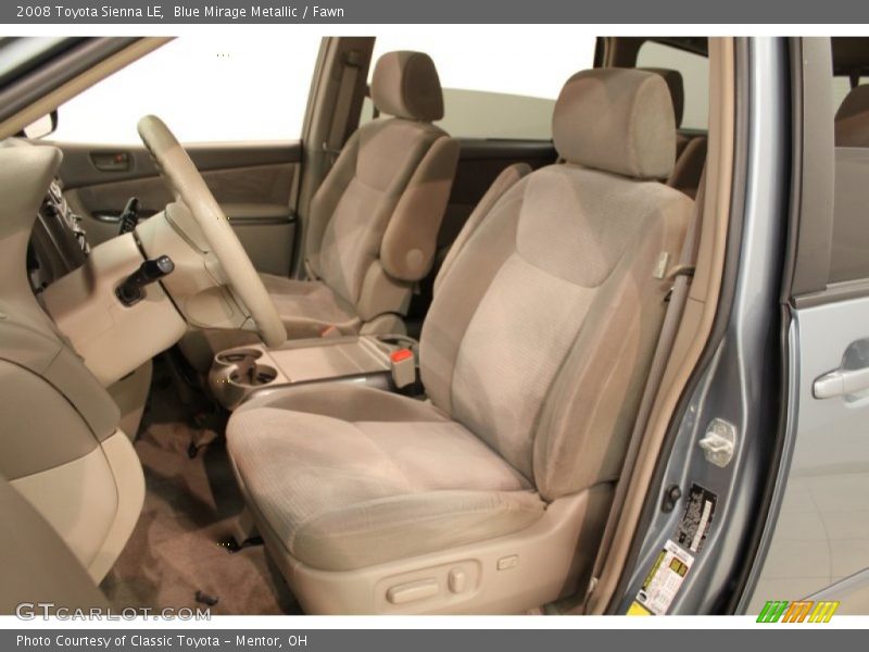 Blue Mirage Metallic / Fawn 2008 Toyota Sienna LE