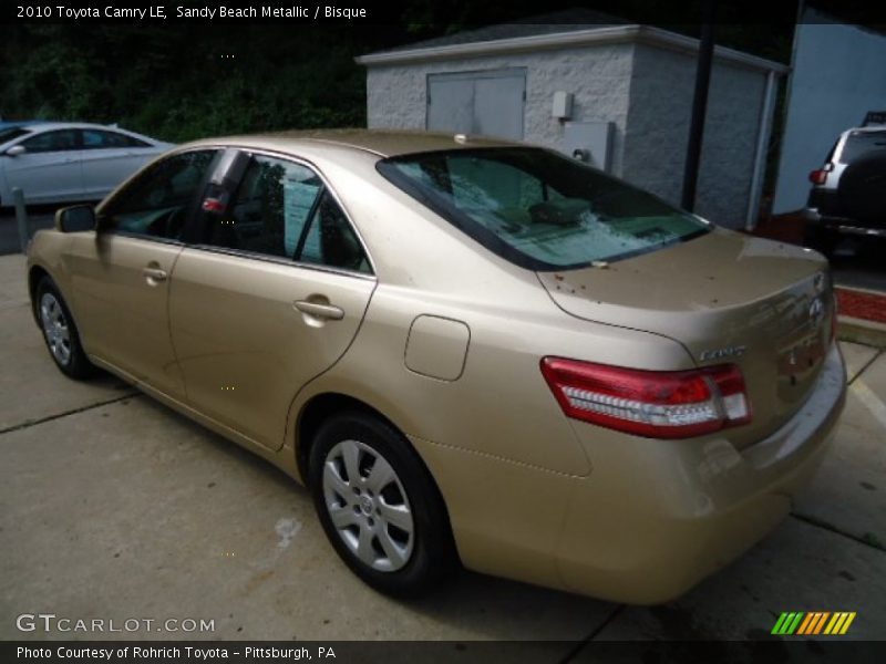 Sandy Beach Metallic / Bisque 2010 Toyota Camry LE