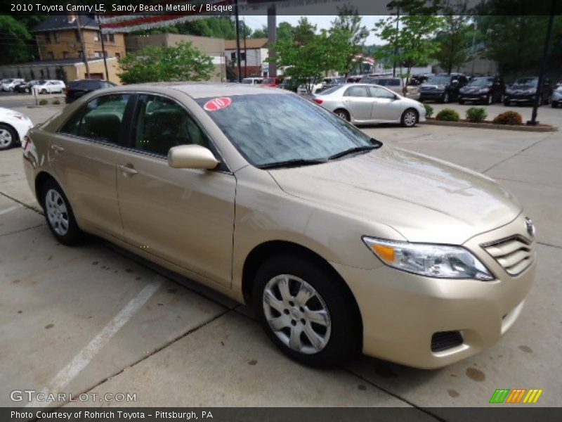 Sandy Beach Metallic / Bisque 2010 Toyota Camry LE