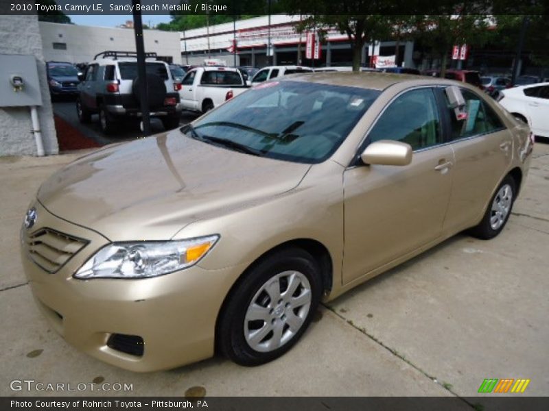 Sandy Beach Metallic / Bisque 2010 Toyota Camry LE