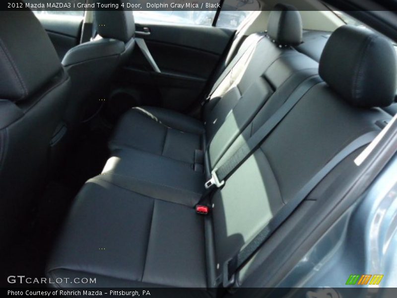 Dolphin Gray Mica / Black 2012 Mazda MAZDA3 i Grand Touring 4 Door