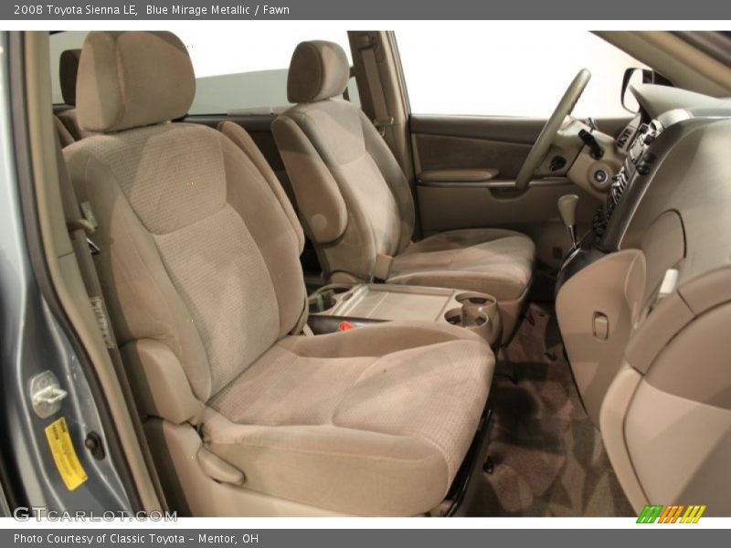 Blue Mirage Metallic / Fawn 2008 Toyota Sienna LE