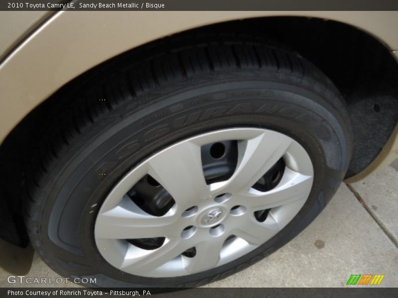 Sandy Beach Metallic / Bisque 2010 Toyota Camry LE