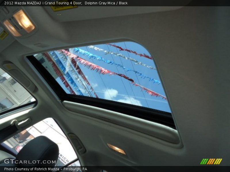 Sunroof of 2012 MAZDA3 i Grand Touring 4 Door