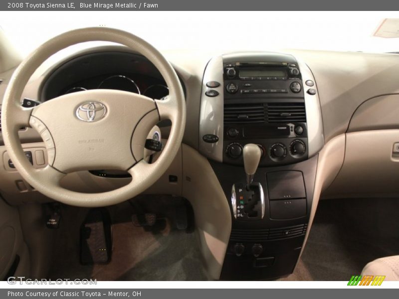 Blue Mirage Metallic / Fawn 2008 Toyota Sienna LE