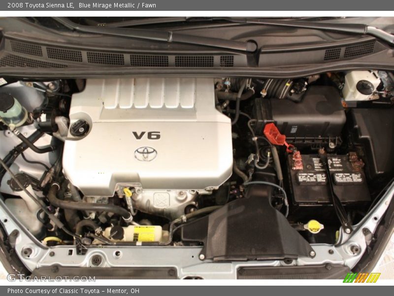 Blue Mirage Metallic / Fawn 2008 Toyota Sienna LE