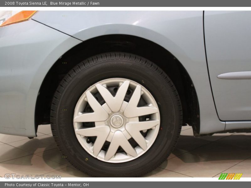 Blue Mirage Metallic / Fawn 2008 Toyota Sienna LE