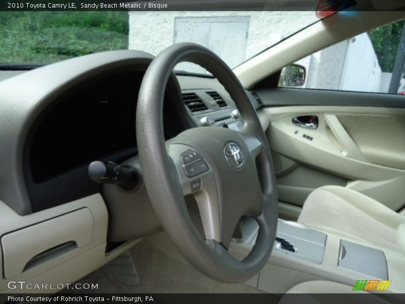 Sandy Beach Metallic / Bisque 2010 Toyota Camry LE