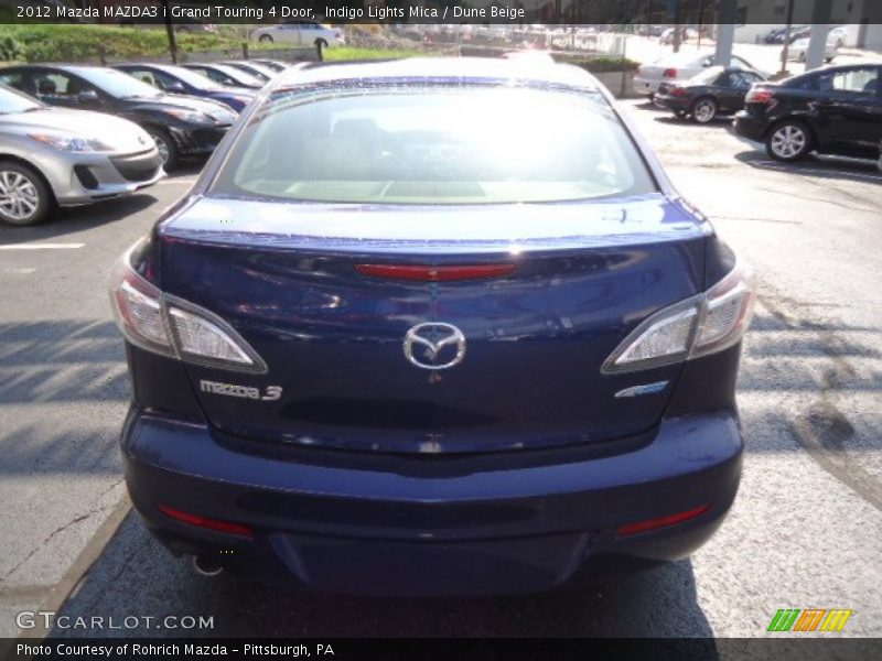Indigo Lights Mica / Dune Beige 2012 Mazda MAZDA3 i Grand Touring 4 Door