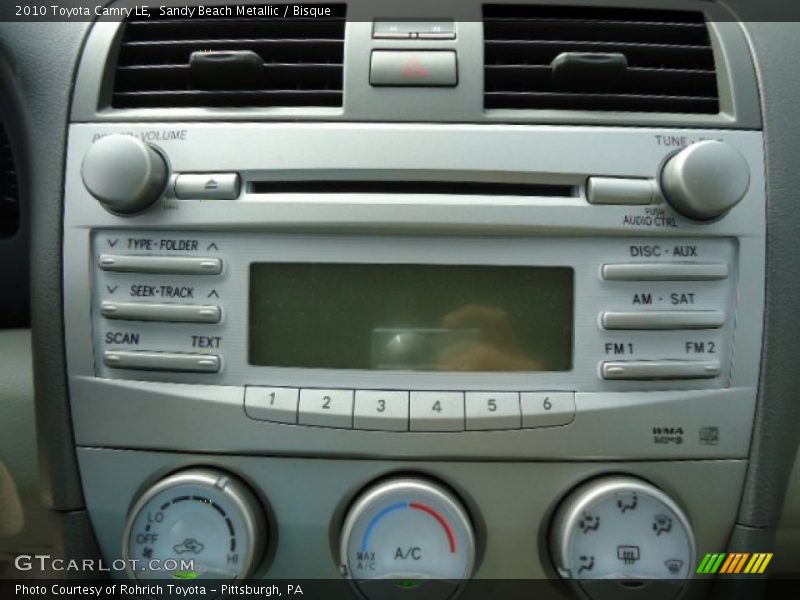 Sandy Beach Metallic / Bisque 2010 Toyota Camry LE