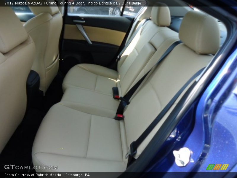 Indigo Lights Mica / Dune Beige 2012 Mazda MAZDA3 i Grand Touring 4 Door
