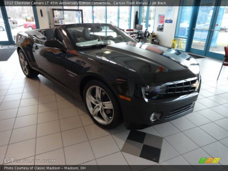 Carbon Flash Metallic / Jet Black 2012 Chevrolet Camaro LT 45th Anniversary Edition Convertible