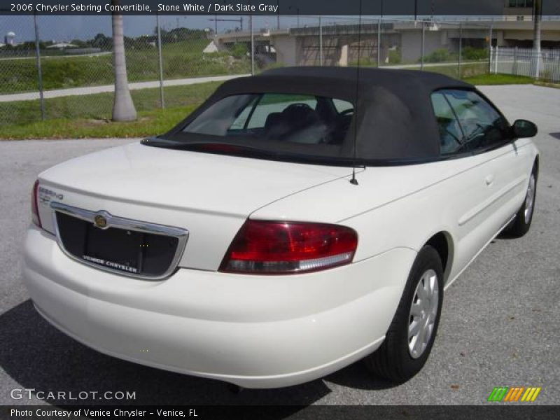 Stone White / Dark Slate Gray 2006 Chrysler Sebring Convertible