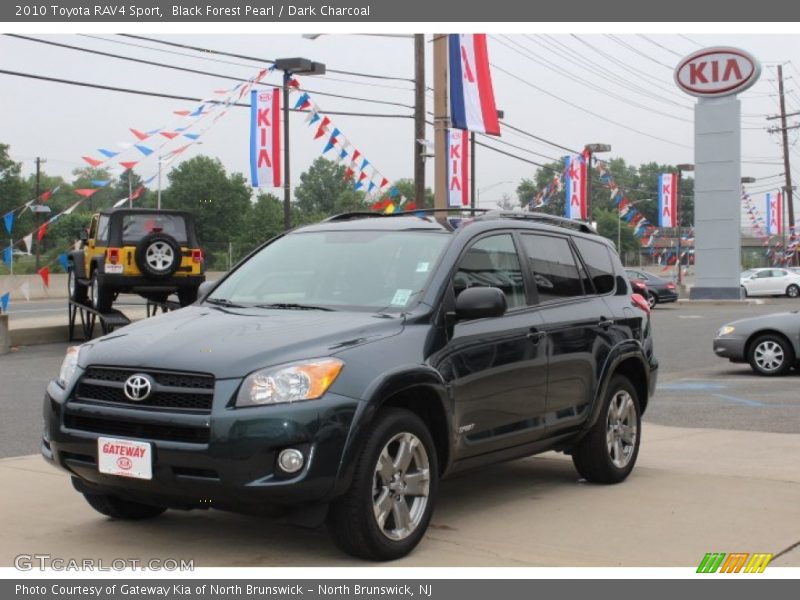 Black Forest Pearl / Dark Charcoal 2010 Toyota RAV4 Sport