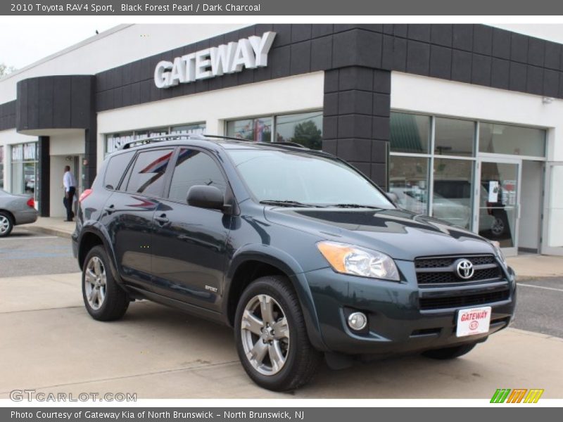 Black Forest Pearl / Dark Charcoal 2010 Toyota RAV4 Sport
