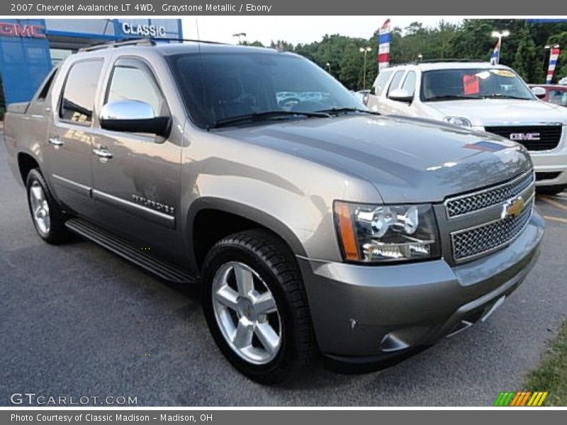 Graystone Metallic / Ebony 2007 Chevrolet Avalanche LT 4WD