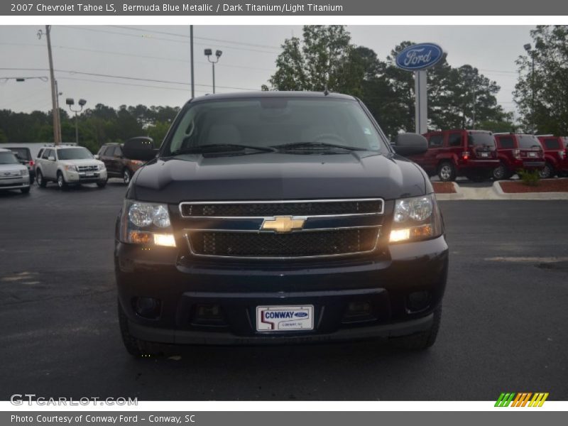 Bermuda Blue Metallic / Dark Titanium/Light Titanium 2007 Chevrolet Tahoe LS