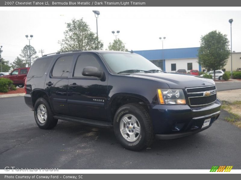 Bermuda Blue Metallic / Dark Titanium/Light Titanium 2007 Chevrolet Tahoe LS