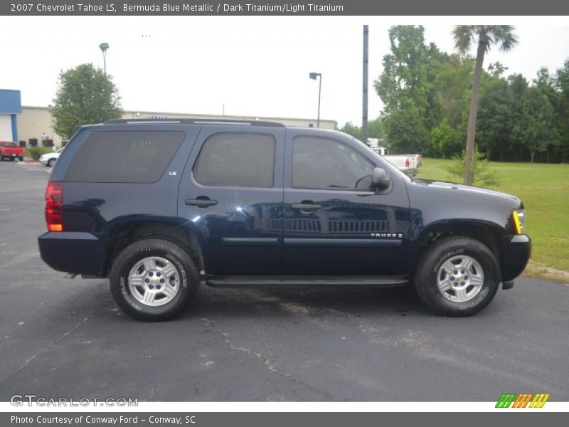 Bermuda Blue Metallic / Dark Titanium/Light Titanium 2007 Chevrolet Tahoe LS