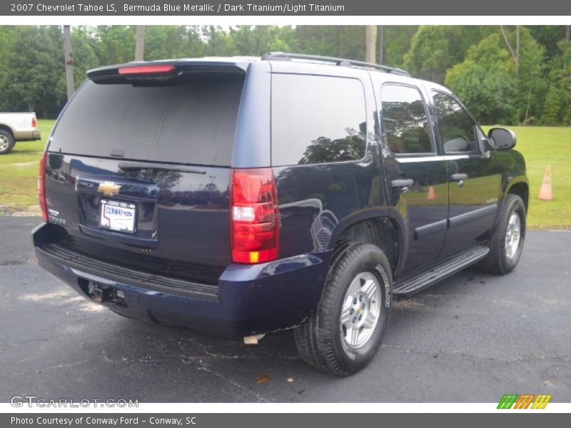 Bermuda Blue Metallic / Dark Titanium/Light Titanium 2007 Chevrolet Tahoe LS