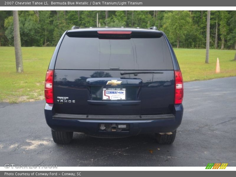 Bermuda Blue Metallic / Dark Titanium/Light Titanium 2007 Chevrolet Tahoe LS