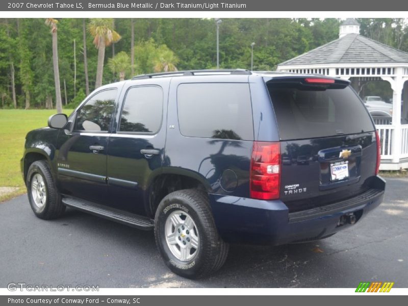 Bermuda Blue Metallic / Dark Titanium/Light Titanium 2007 Chevrolet Tahoe LS
