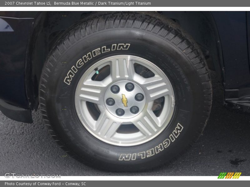 Bermuda Blue Metallic / Dark Titanium/Light Titanium 2007 Chevrolet Tahoe LS