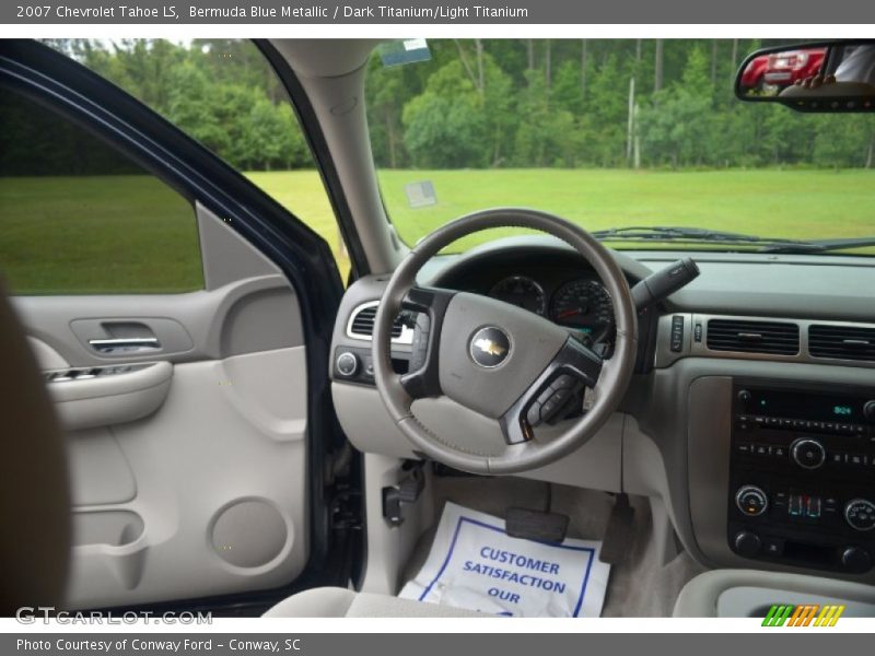 Bermuda Blue Metallic / Dark Titanium/Light Titanium 2007 Chevrolet Tahoe LS