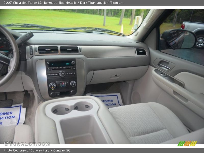 Bermuda Blue Metallic / Dark Titanium/Light Titanium 2007 Chevrolet Tahoe LS