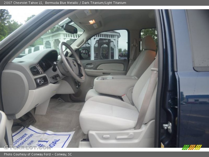 Bermuda Blue Metallic / Dark Titanium/Light Titanium 2007 Chevrolet Tahoe LS
