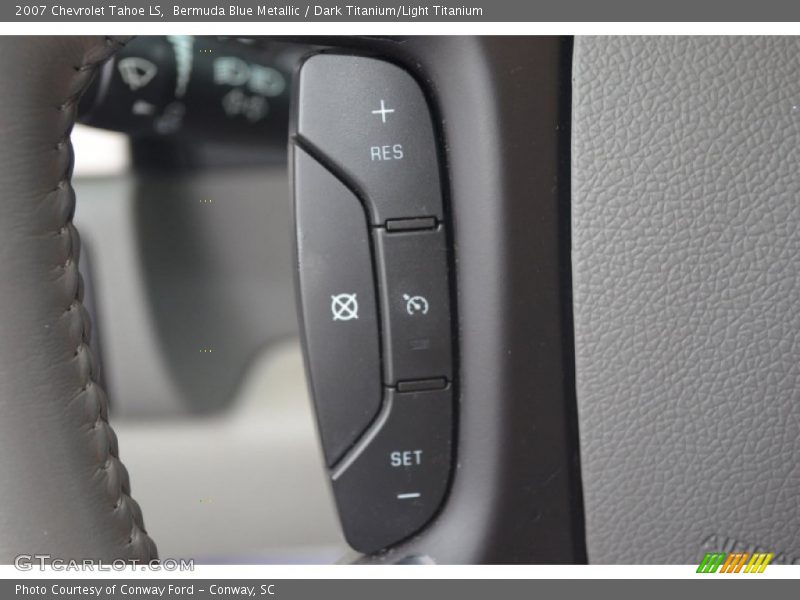 Bermuda Blue Metallic / Dark Titanium/Light Titanium 2007 Chevrolet Tahoe LS