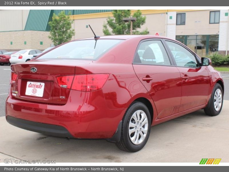 Spicy Red / Black 2012 Kia Forte EX