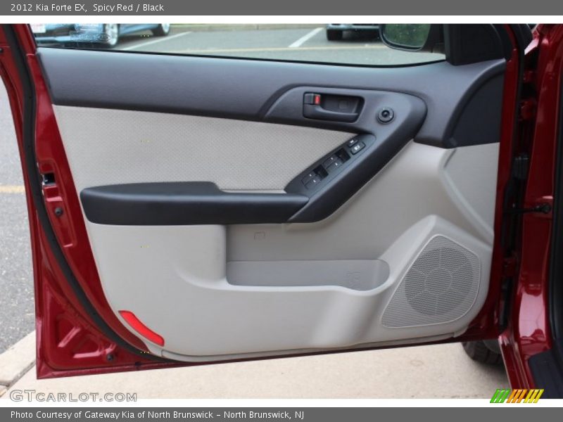 Spicy Red / Black 2012 Kia Forte EX