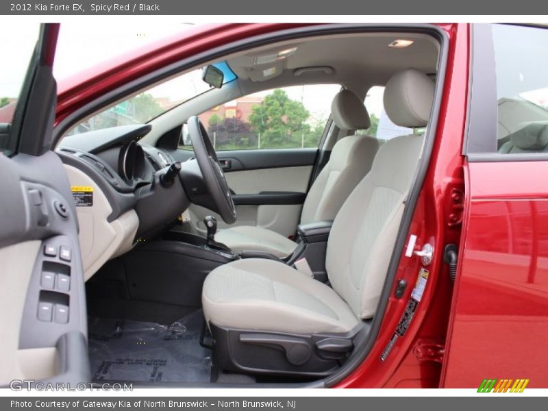 Spicy Red / Black 2012 Kia Forte EX