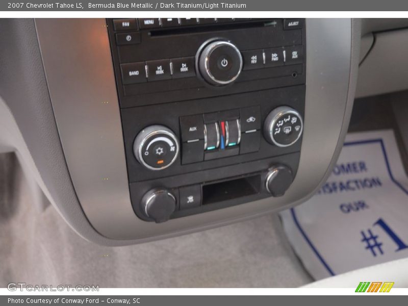 Bermuda Blue Metallic / Dark Titanium/Light Titanium 2007 Chevrolet Tahoe LS