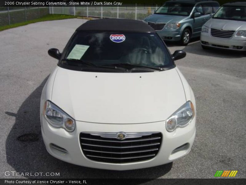 Stone White / Dark Slate Gray 2006 Chrysler Sebring Convertible