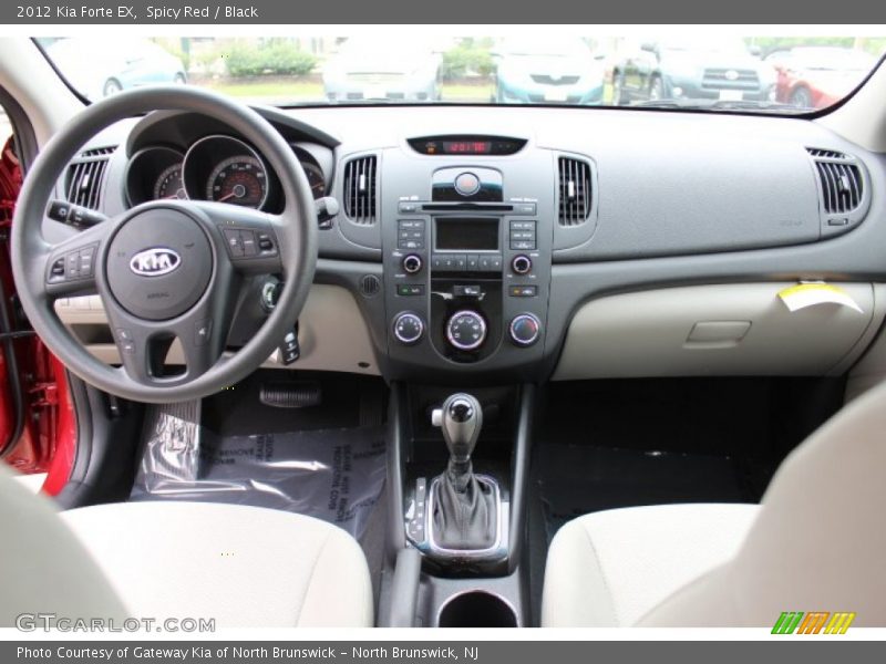 Spicy Red / Black 2012 Kia Forte EX