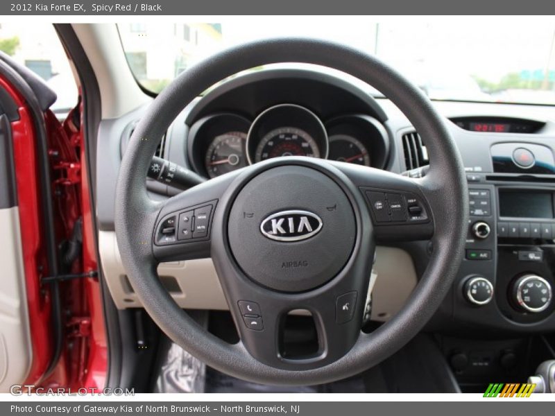 Spicy Red / Black 2012 Kia Forte EX