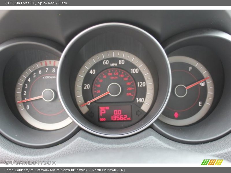 Spicy Red / Black 2012 Kia Forte EX