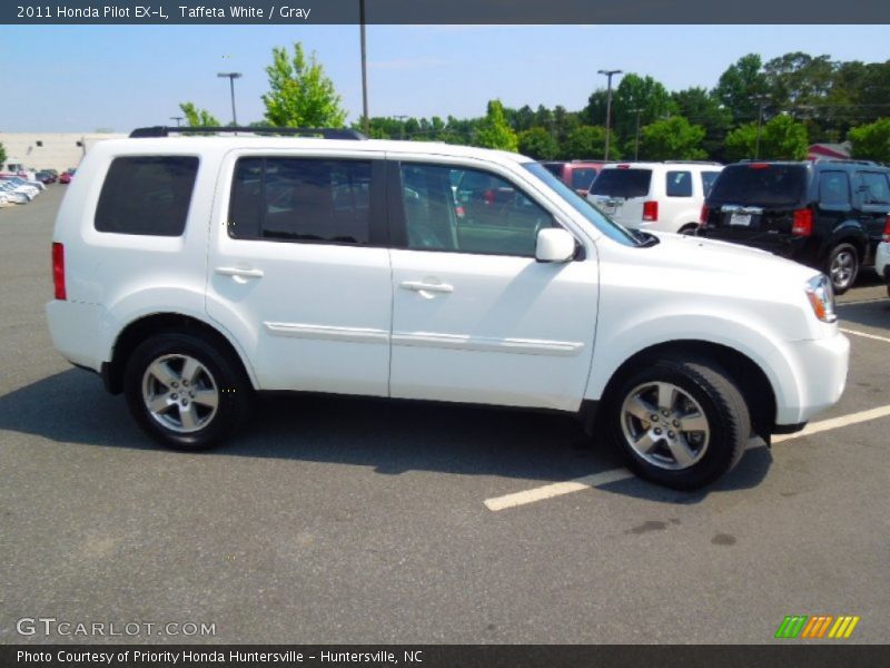 Taffeta White / Gray 2011 Honda Pilot EX-L