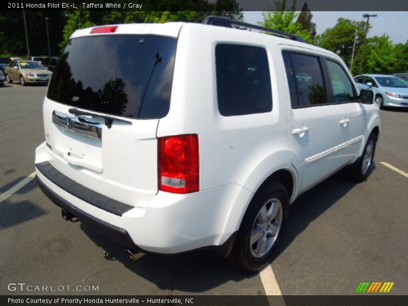 Taffeta White / Gray 2011 Honda Pilot EX-L