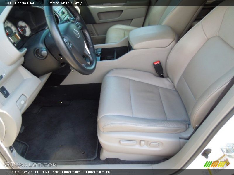 Taffeta White / Gray 2011 Honda Pilot EX-L