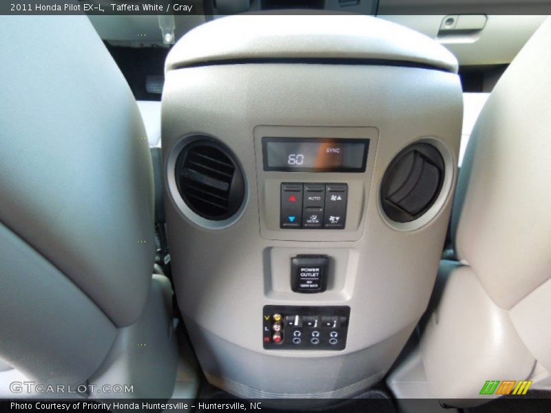 Taffeta White / Gray 2011 Honda Pilot EX-L