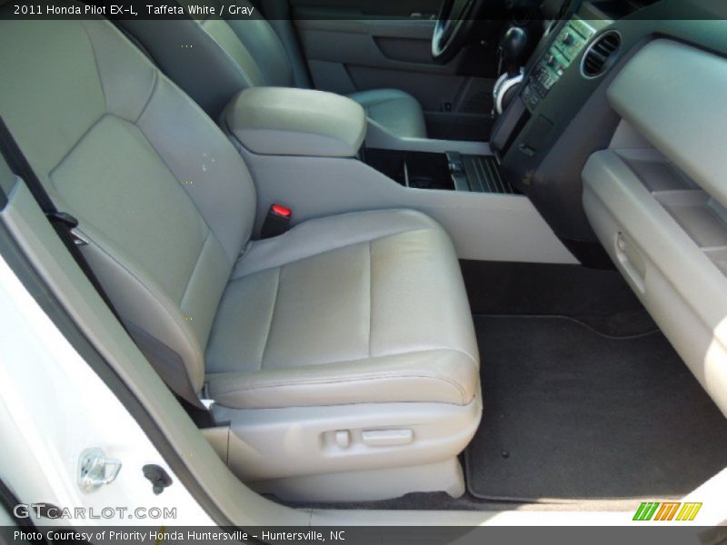 Taffeta White / Gray 2011 Honda Pilot EX-L