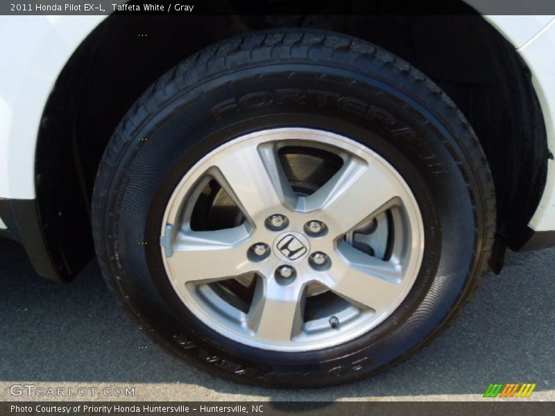 Taffeta White / Gray 2011 Honda Pilot EX-L