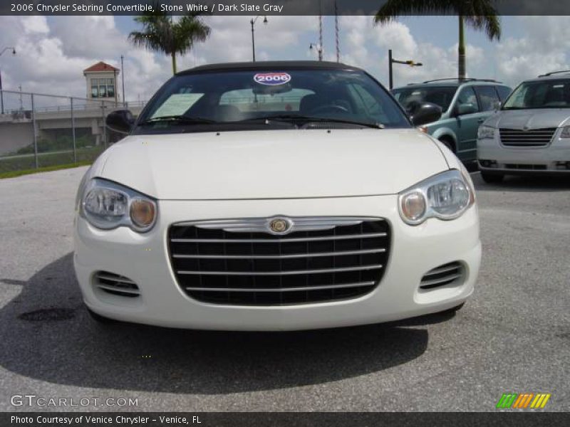Stone White / Dark Slate Gray 2006 Chrysler Sebring Convertible