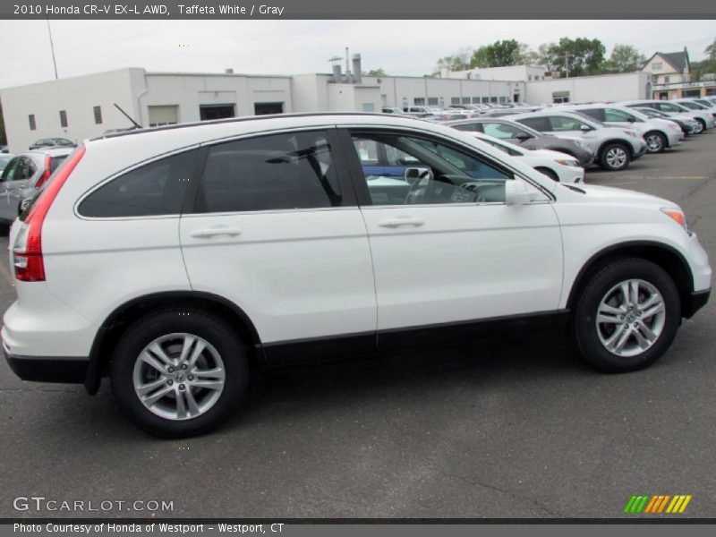Taffeta White / Gray 2010 Honda CR-V EX-L AWD