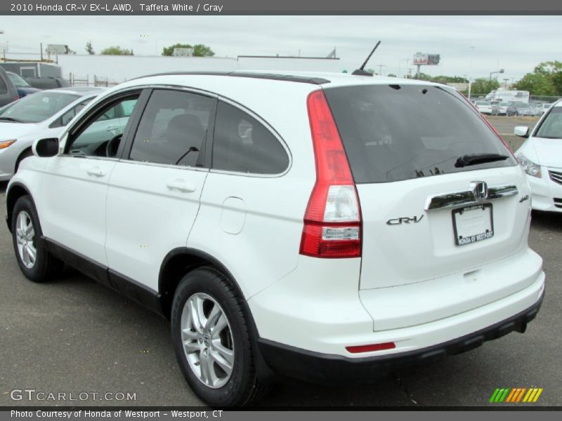 Taffeta White / Gray 2010 Honda CR-V EX-L AWD