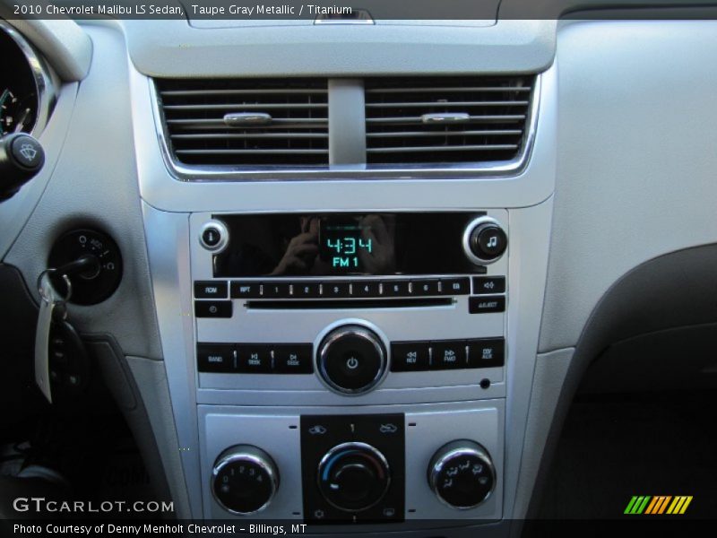 Controls of 2010 Malibu LS Sedan