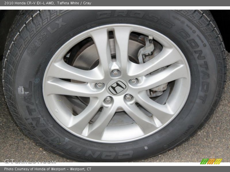 Taffeta White / Gray 2010 Honda CR-V EX-L AWD
